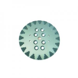 10 inch Diamond floor grinding plate with Pyramid segments  250mm Diamond Grinding plate