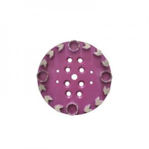 10 inch Diamond floor grinding plate with arrow segments  250mm Diamond Grinding plate
