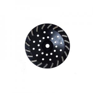 10 inch  Turbo Diamond floor grinding cup wheel  250mm Diamond Grinding plate
